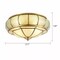 Luxury Round Modern Chandelier Flush Mount Ceiling Light Home Lamp Decor E26